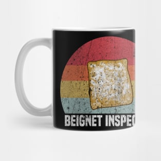 Beignet Inspector Retro Vintage Beignet Lover Mug